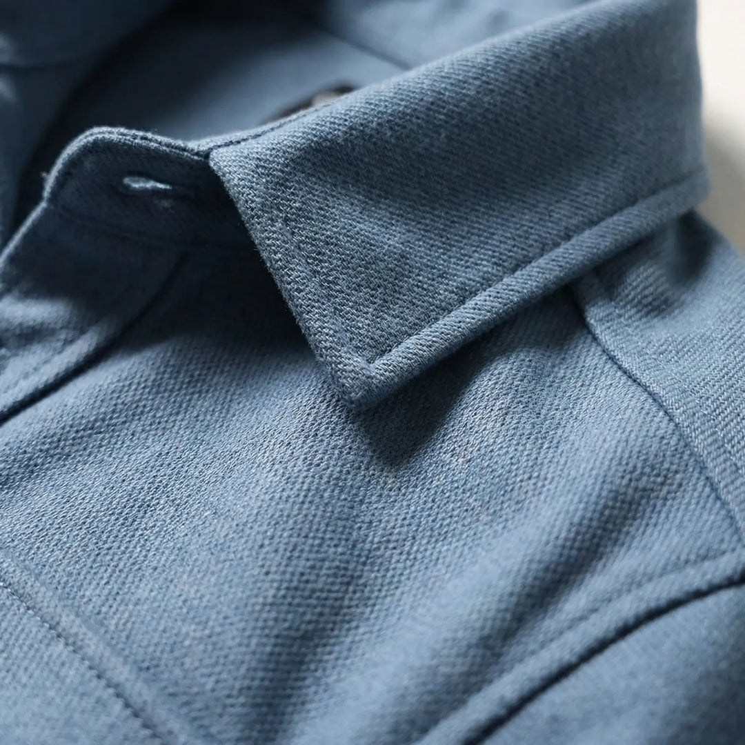 Overshirt met lange mouwen en borstzakken - Pablo