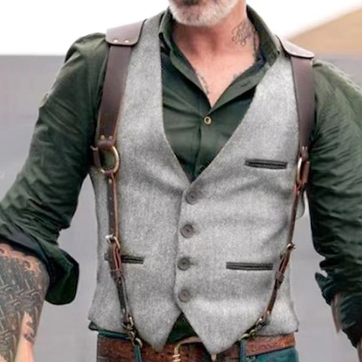 Comfortabel getailleerd vest voor mannen