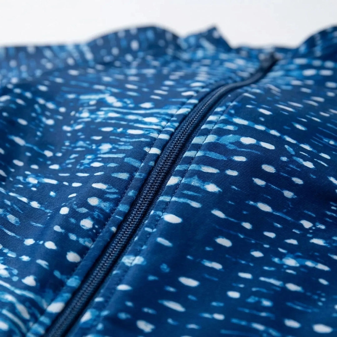 Gepatroonneerde monokini met lange mouwen - Cetaform