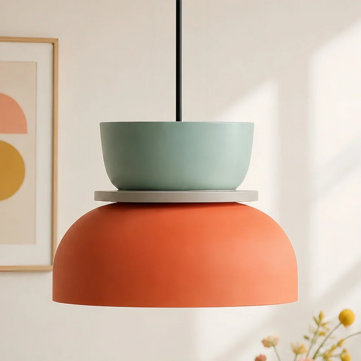 Lucie Nordic Color Block Hanglamp