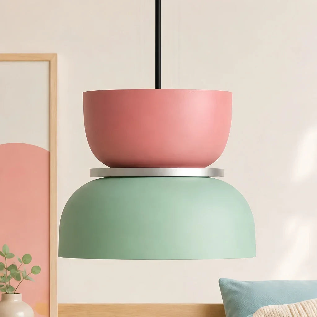 Lucie Nordic Color Block Hanglamp
