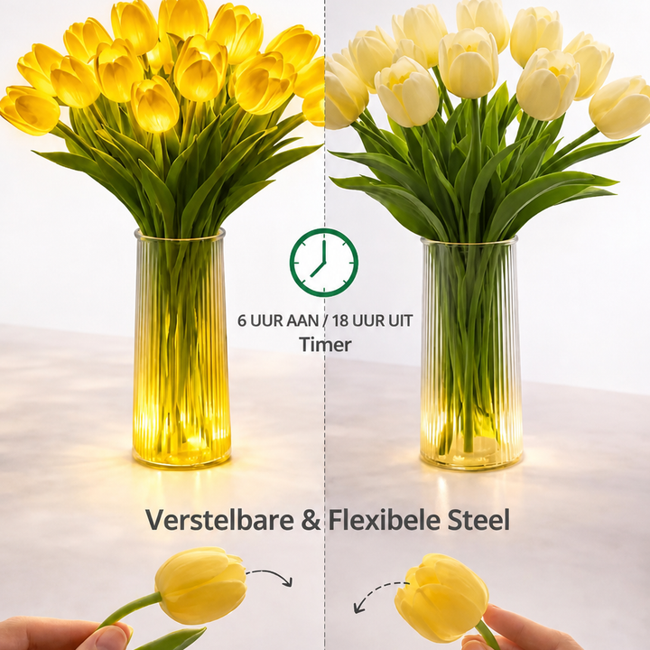 Gezellige LED-bloemlamp voor warme sfeerverlichting