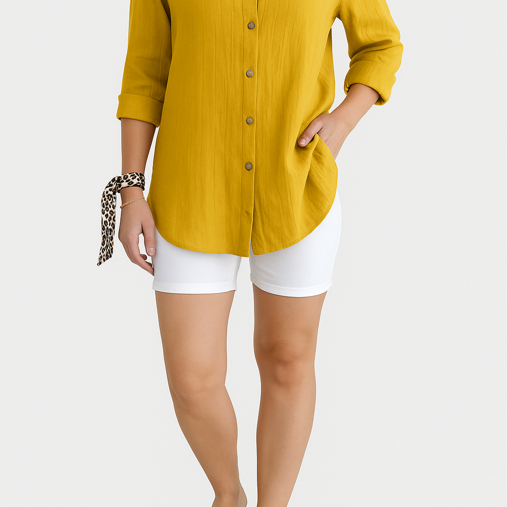 
                  
                    Lunelle – Luchtige Linnen Blouse met Casual Elegantie
                  
                