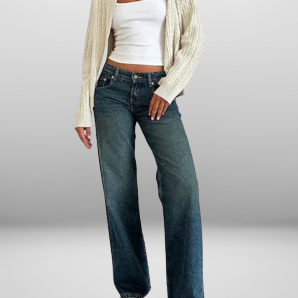 
                  
                    Lunira – Low-Rise Wide Fit Jeans
                  
                