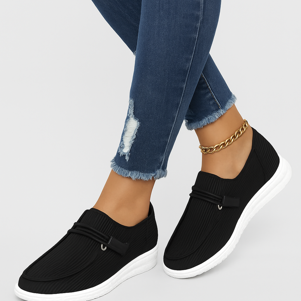 Lurezza – Comfortabele Slip-on Wandelschoenen voor Dames met Flexibele Pasvorm