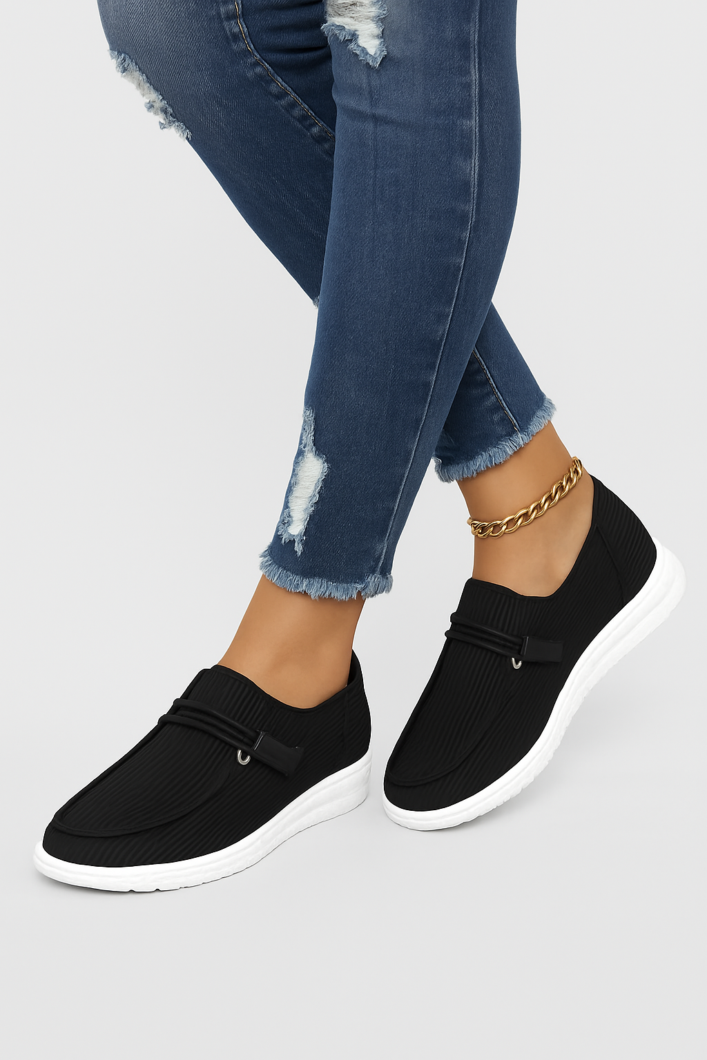 Lurezza – Comfortabele Slip-on Wandelschoenen voor Dames met Flexibele Pasvorm