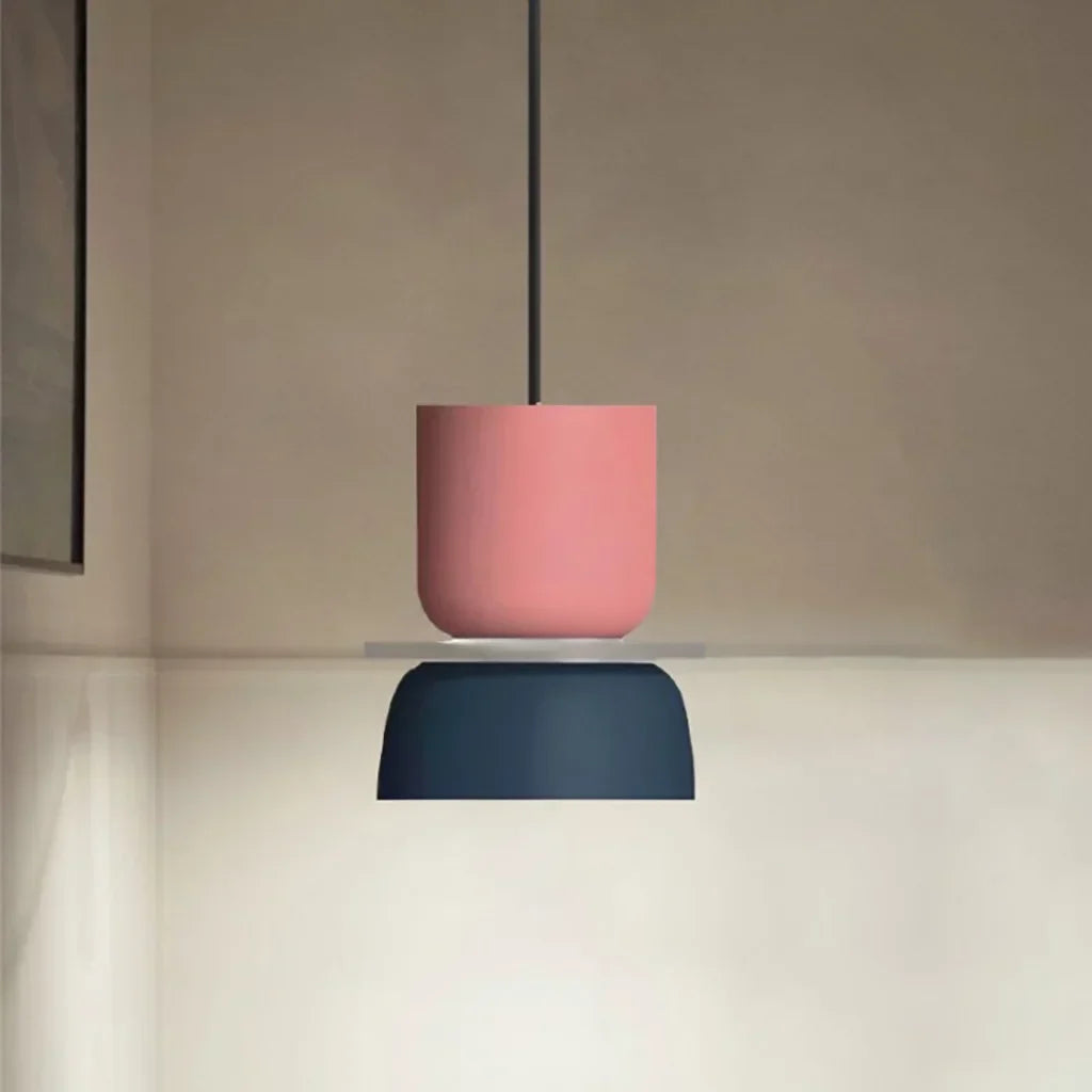 Lucie Nordic Color Block Hanglamp