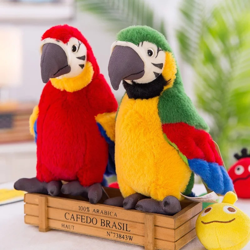 Pratende papegaai-knuffel – Squawkie