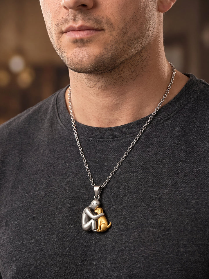 Elegante ketting met hanger in de vorm van een dierensilhouet, verstelbaar