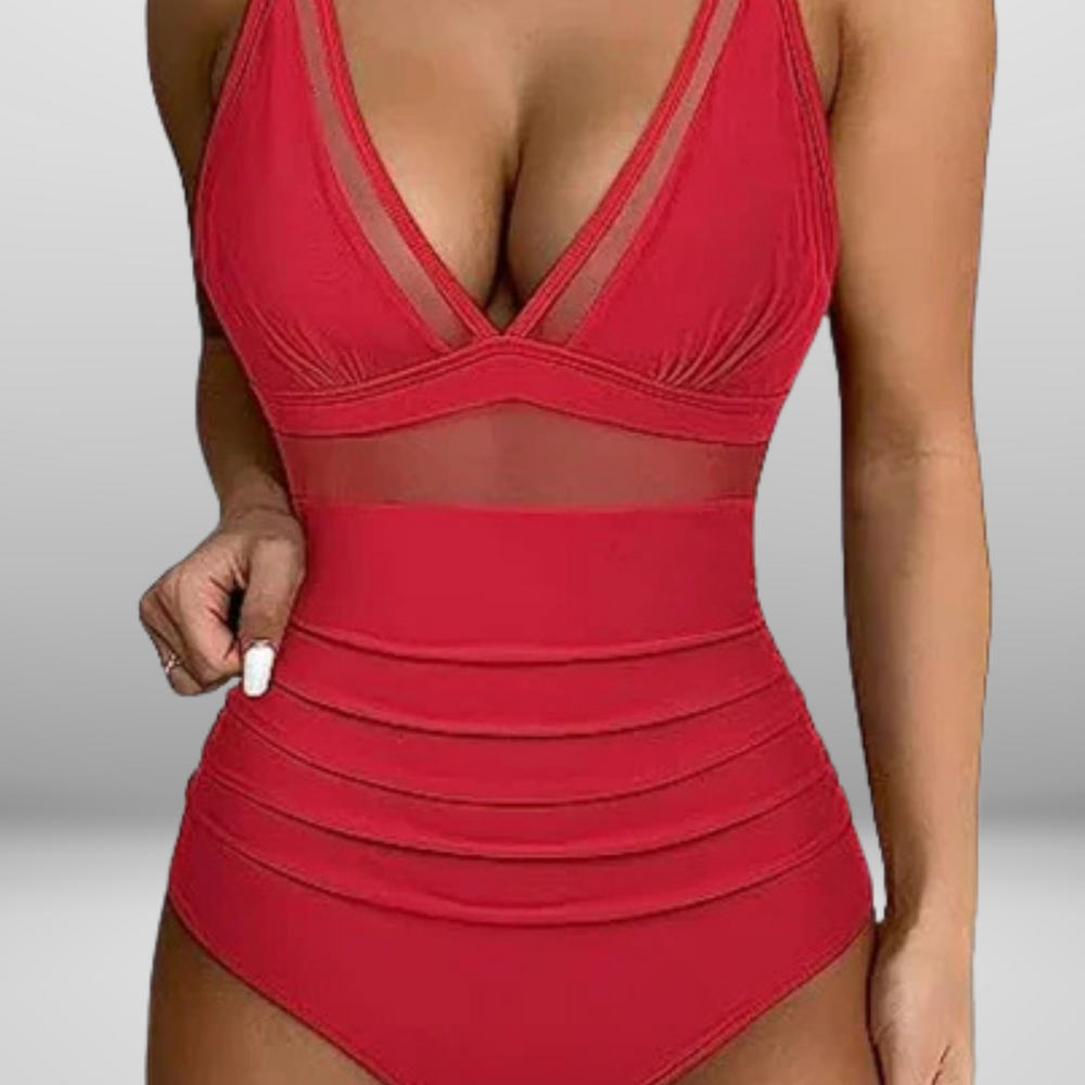 
                  
                    Mariselle – Elegant Badpak met Verstelbare Bandjes en Flatterende Pasvorm
                  
                