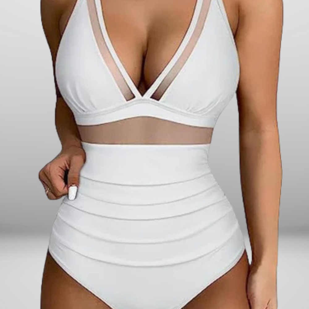 
                  
                    Mariselle – Elegant Badpak met Verstelbare Bandjes en Flatterende Pasvorm
                  
                