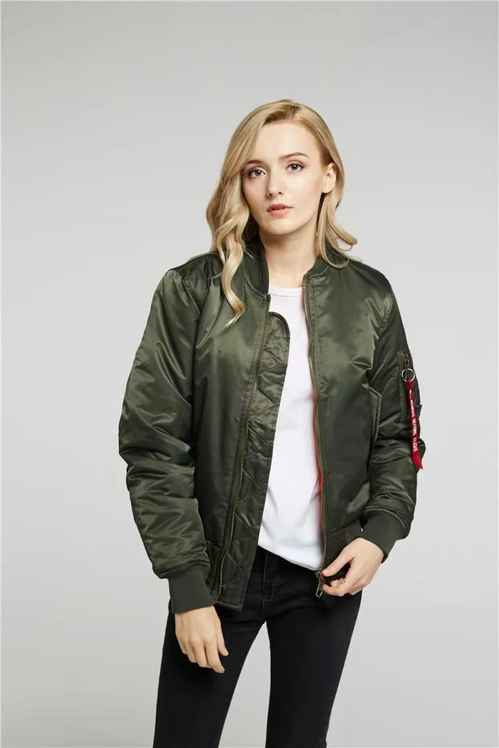 Unisex klassiek bomberjack voor dames