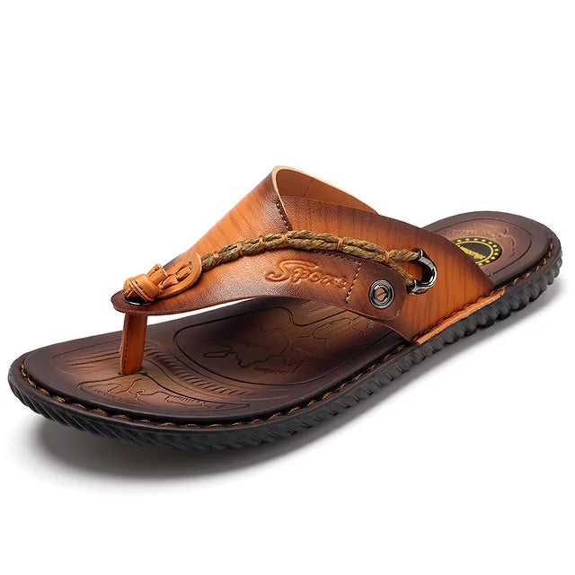 Teenslippers voor heren 500 eendengroen Teenslippers voor heren 500 eendengroen