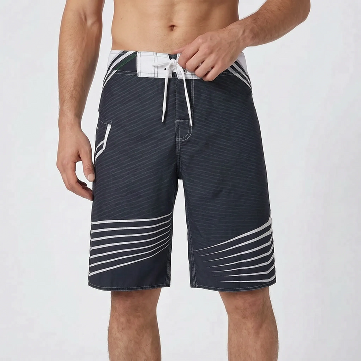 Heren boardshorts met print - Oceaniq