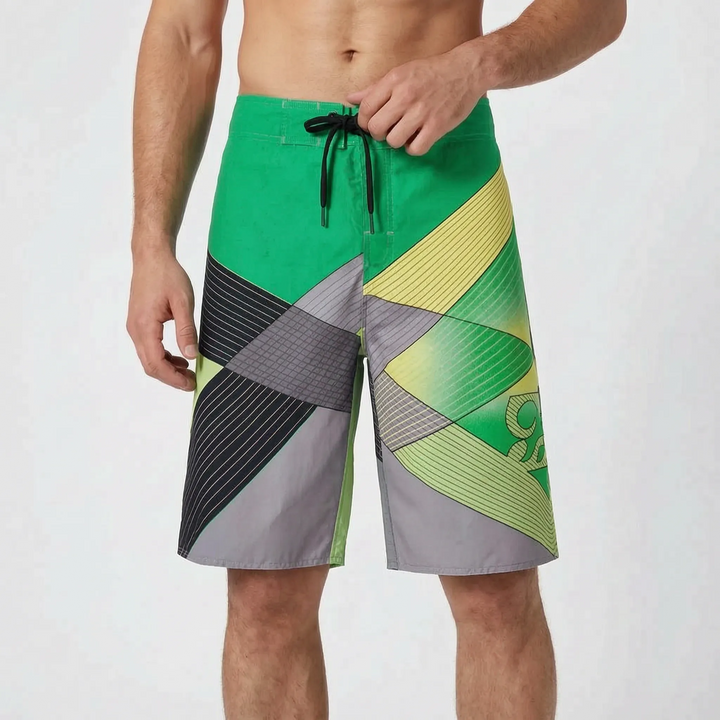 Heren boardshorts met print - Oceaniq