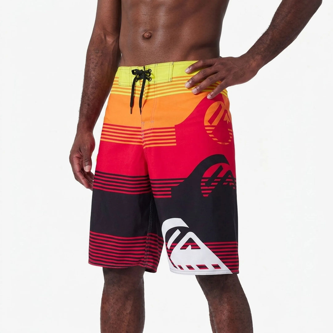 Heren boardshorts met print - Oceaniq