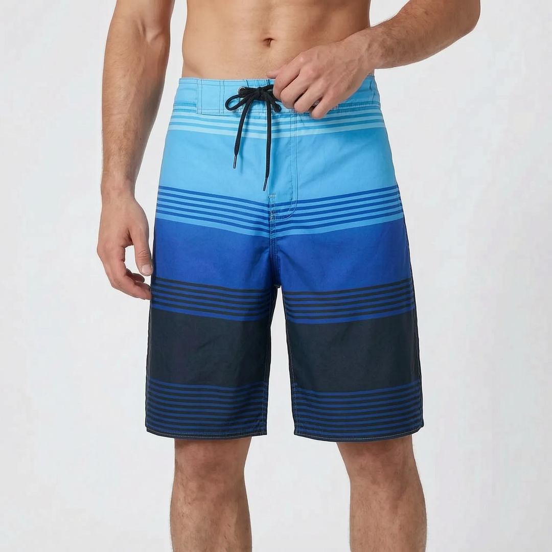 Heren boardshorts met print - Oceaniq