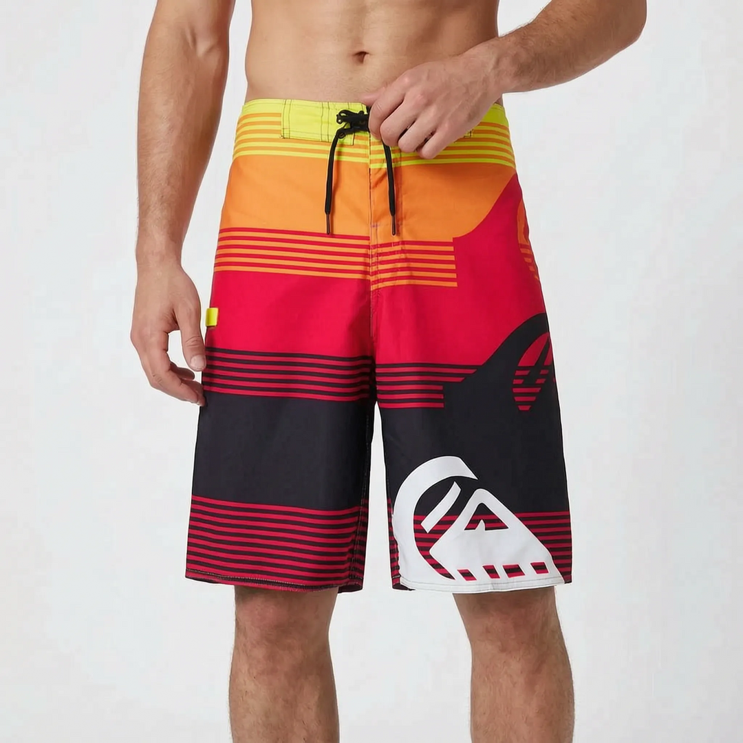 Heren boardshorts met print - Oceaniq