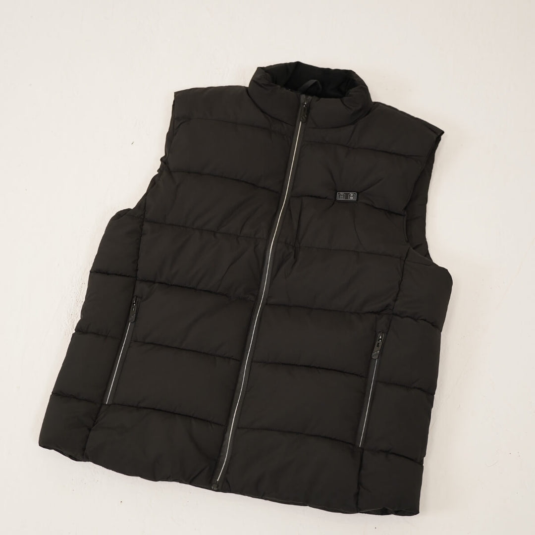 Verwarmde bodywarmer heren met drie warmtestanden