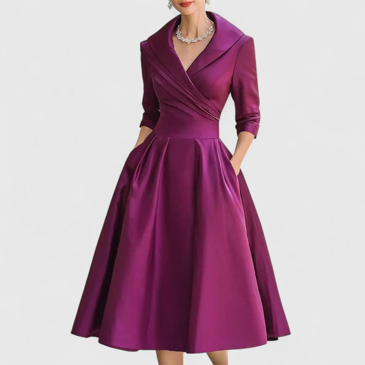 Midi-jurk voor dames | Elegante en tijdloze A-lijn-stijl
