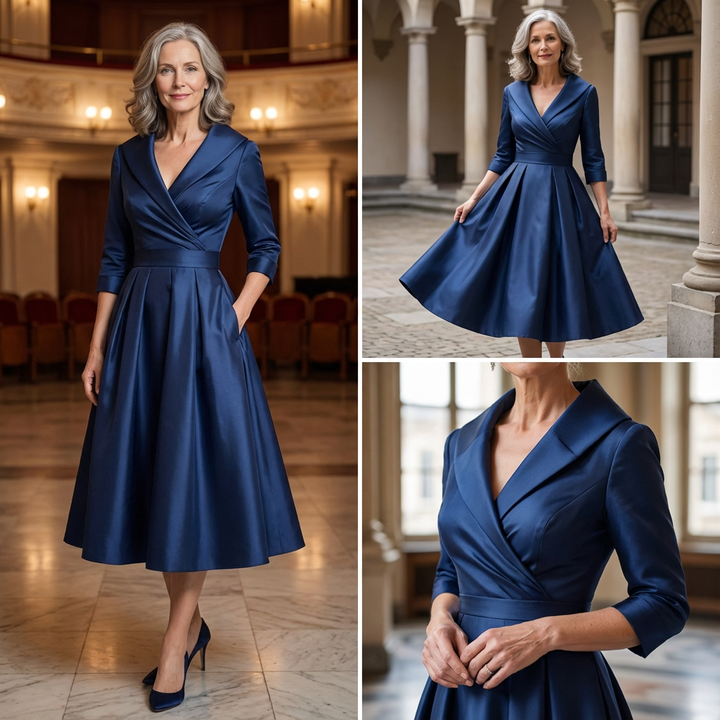 Midi-jurk voor dames | Elegante en tijdloze A-lijn-stijl
