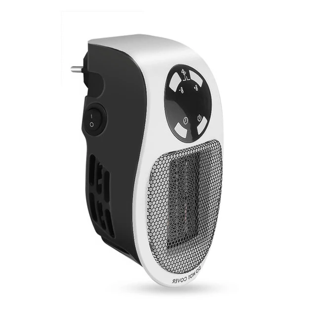 Stille minikachel met afstandsbediening, thermostaat en timer
