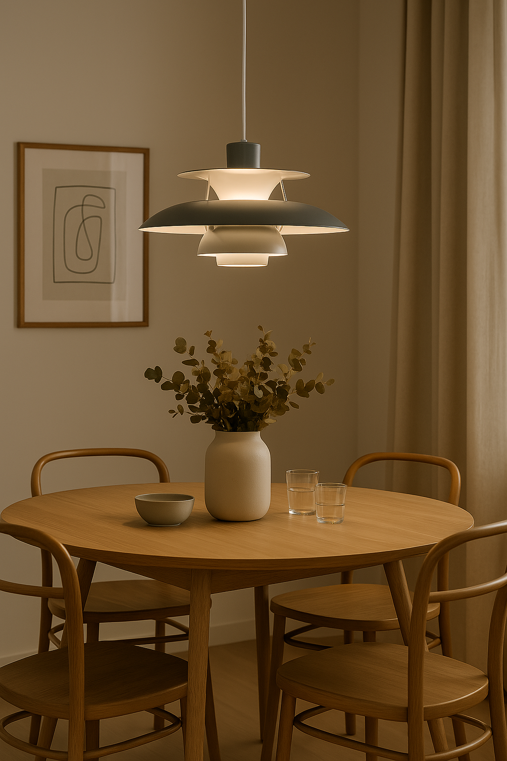 Moderne ronde led-plafondlamp – dimbaar & duurzaam – stijlvolle verlichting voor woonkamer, eetkamer & kantoor