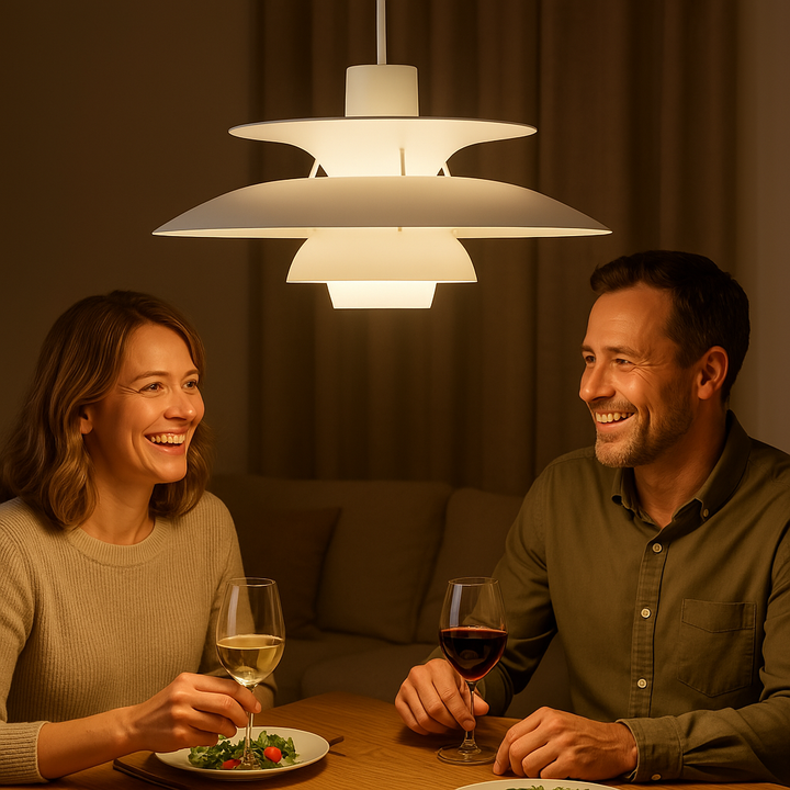 Moderne ronde led-plafondlamp – dimbaar & duurzaam – stijlvolle verlichting voor woonkamer, eetkamer & kantoor