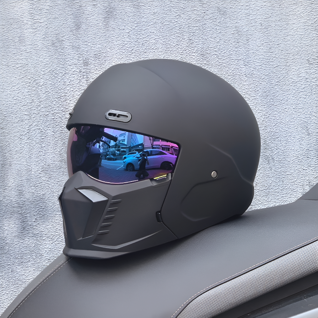 Motorhelm – DOT- en ECE-goedgekeurd, tijdloze look