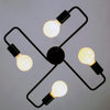 Silva Vintage LED Plafondlamp Industriële Stijl Woonkamer Metaal 5 Kleuren