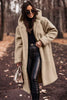 Tina -  Lange oversized teddyjas met capuchon voor dames
