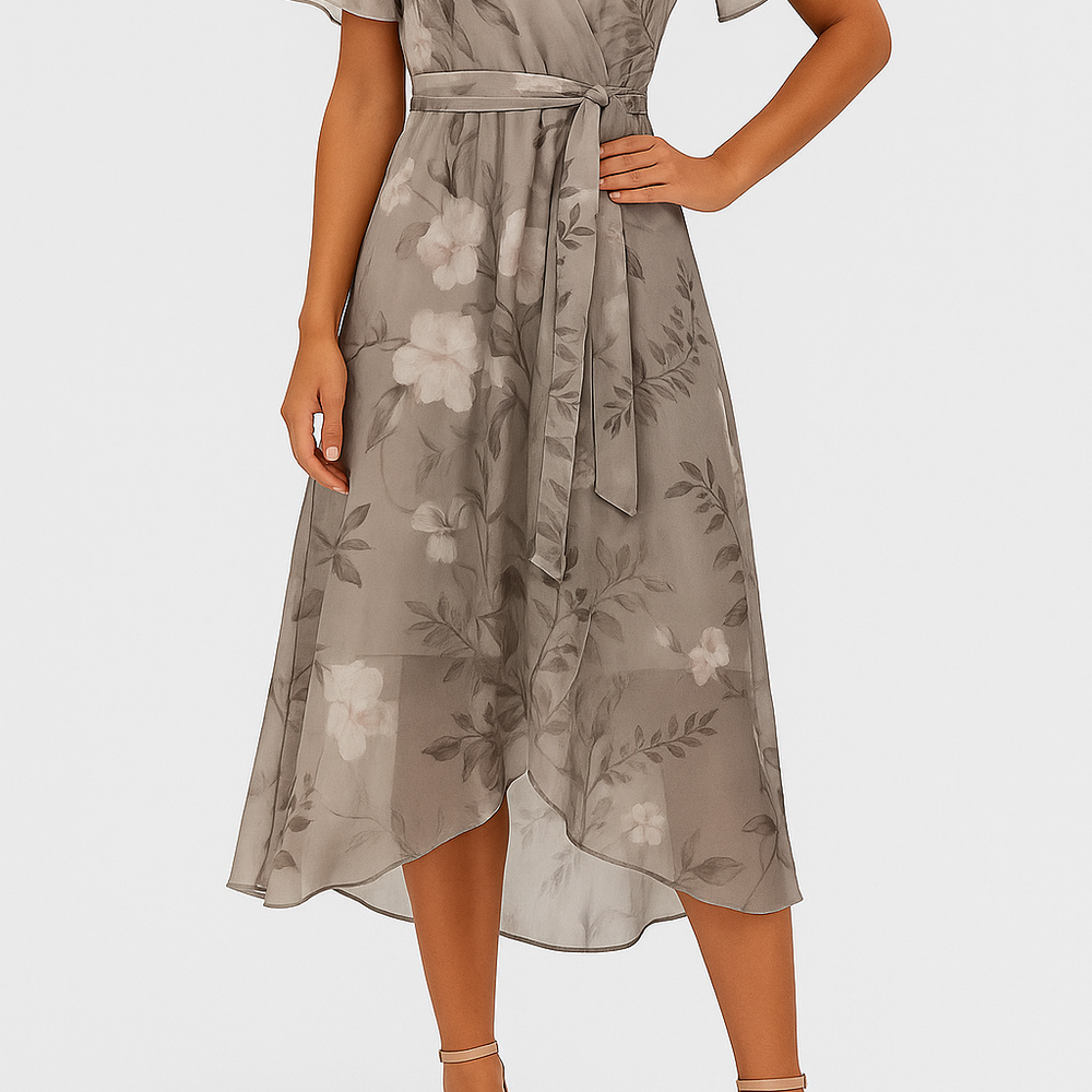 
                  
                    Nadia – Luchtige Chiffonjurk met Bloemenmotief
                  
                