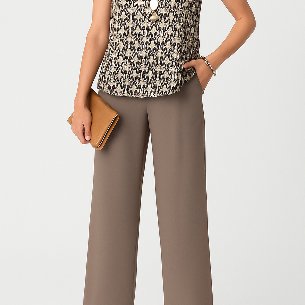 
                  
                    Nerea – Elegante Zomerset met Top en Wijde Broek
                  
                