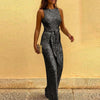 Feestelijke Glanzende Dames Jumpsuit