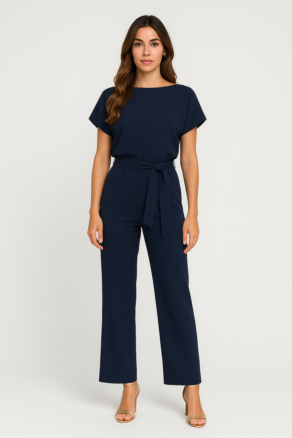 Nola – Stijlvolle Jumpsuit met Tailleband