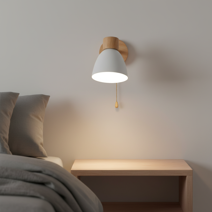 Noordse Houten Wandlamp - WoodLuma