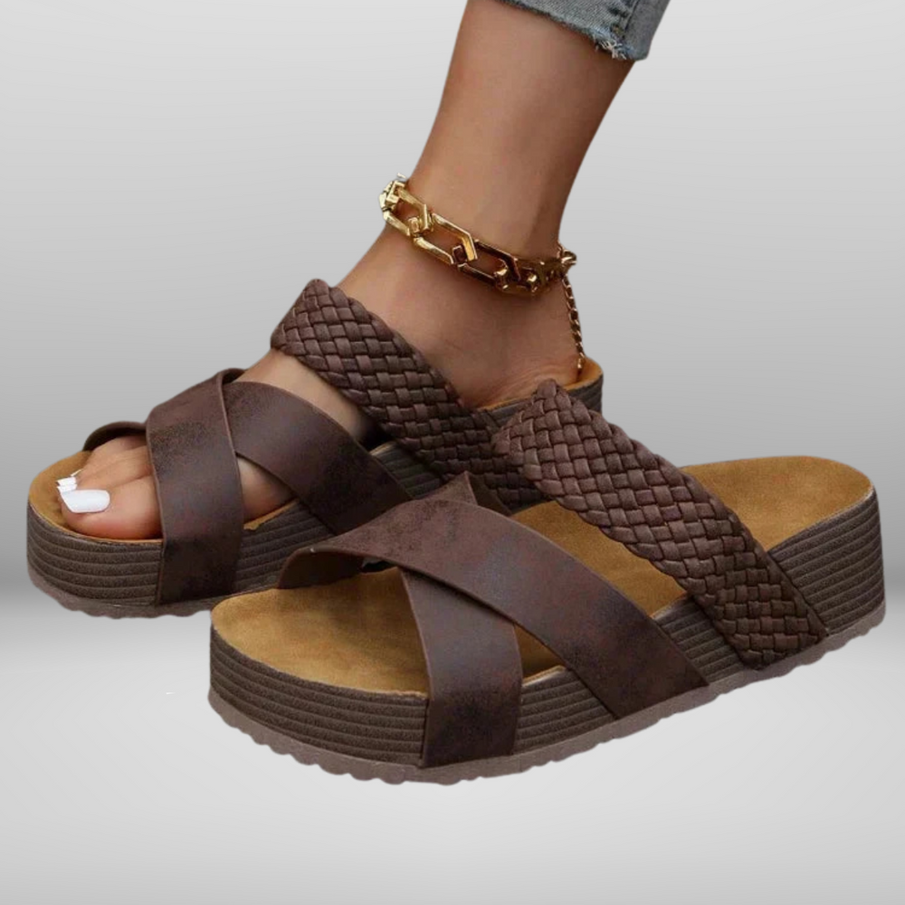 Norelli – Orthopedische Sandalen met Gevlochten Design