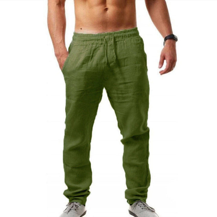 Stijlvolle linnenmix heren broek - Matthijs