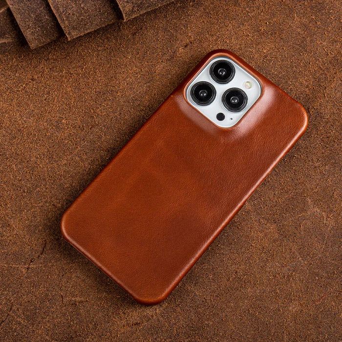 Leren Hoesje voor iPhone met Schokbestendige Bescherming