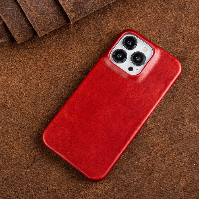 Leren Hoesje voor iPhone met Schokbestendige Bescherming