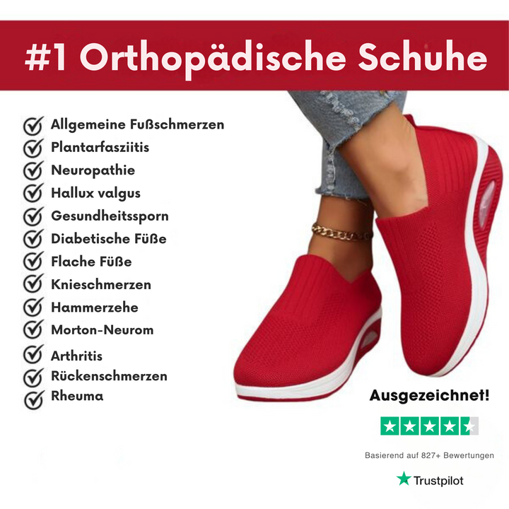 Orthopedische comfortschoenen voor dames | Gedempte zolen & gemakkelijk instapmodel