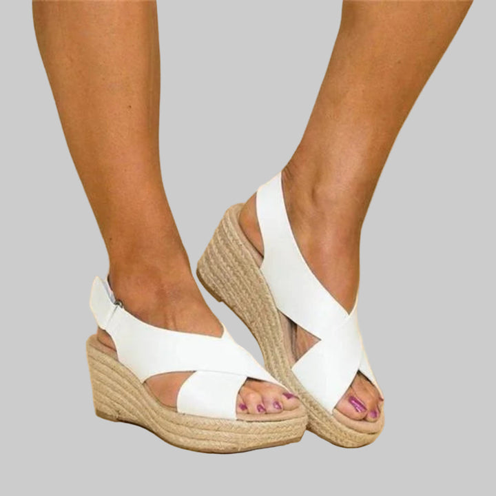 Espadrilles met sleehak voor dames