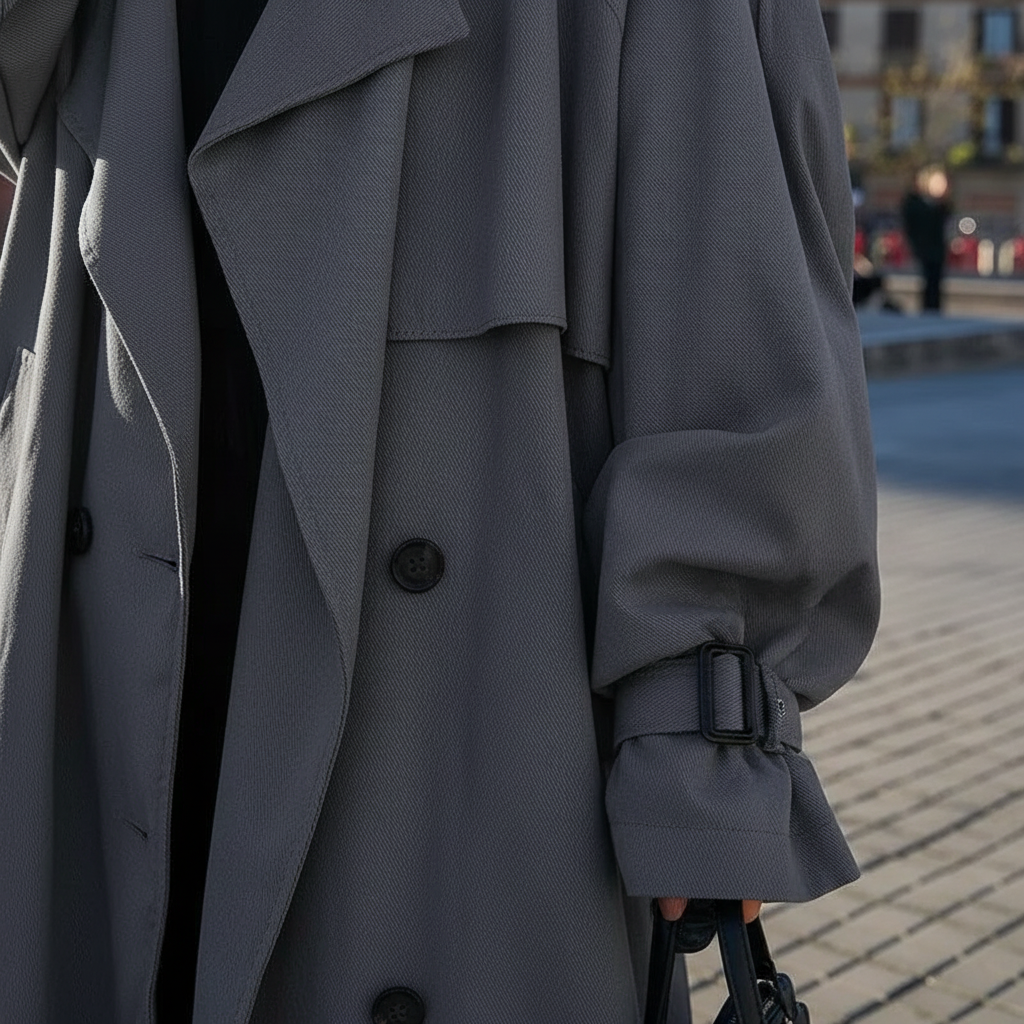 Oversized Lange Trenchcoat - Scarlett