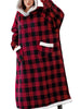 Oversized capuchondeken met voorzak - Lola