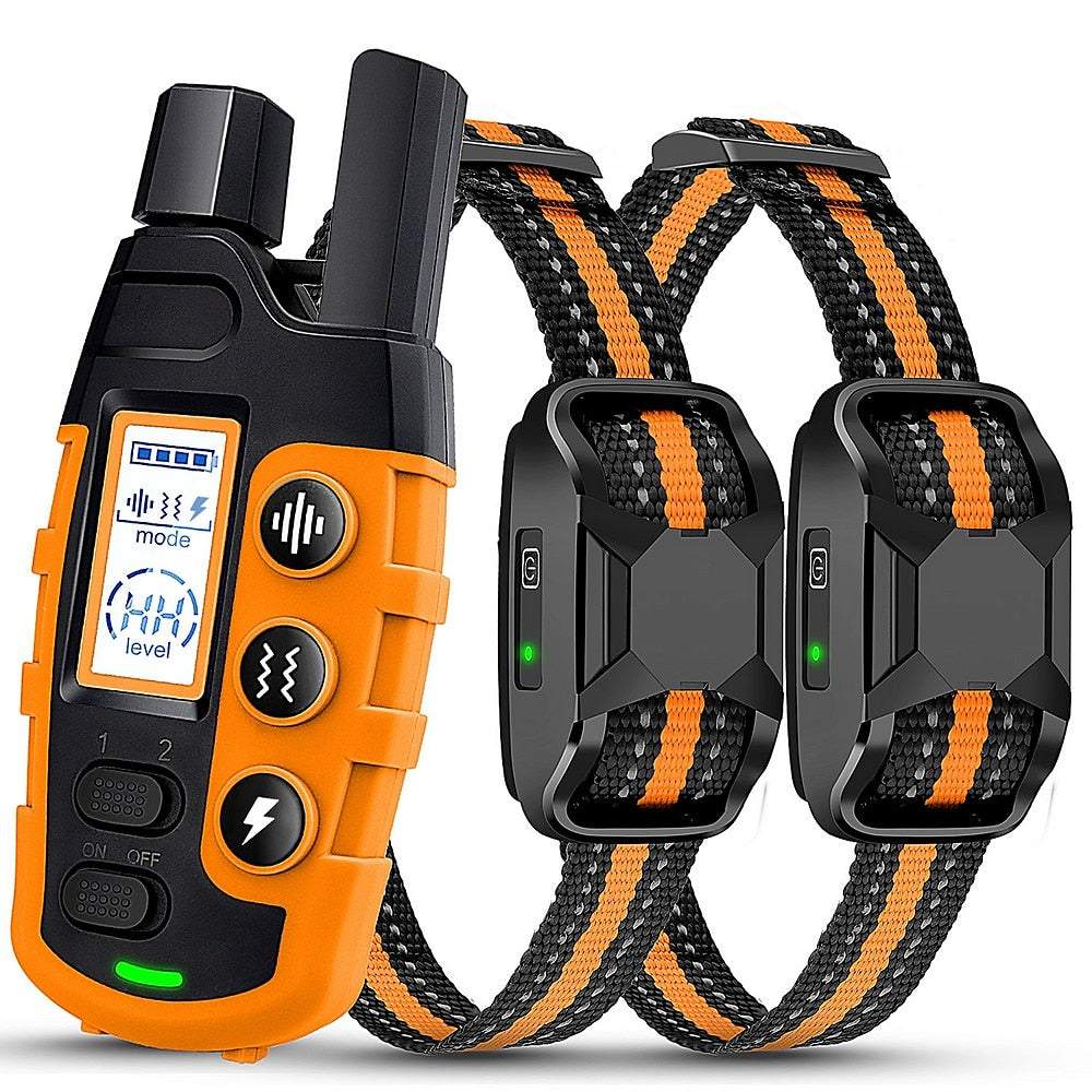 Premium Hondentraining Halsband 1000m met Afstandsbediening - Waterdicht, Oplaadbare E-Collar voor Alle Hondenmaten