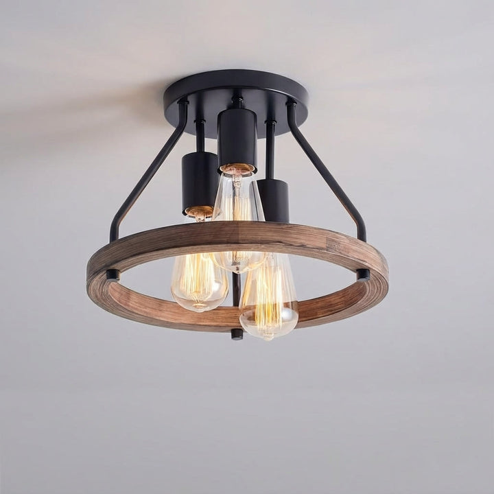 Plafondlamp Voor De Gang – Industriële Boerderijstijl