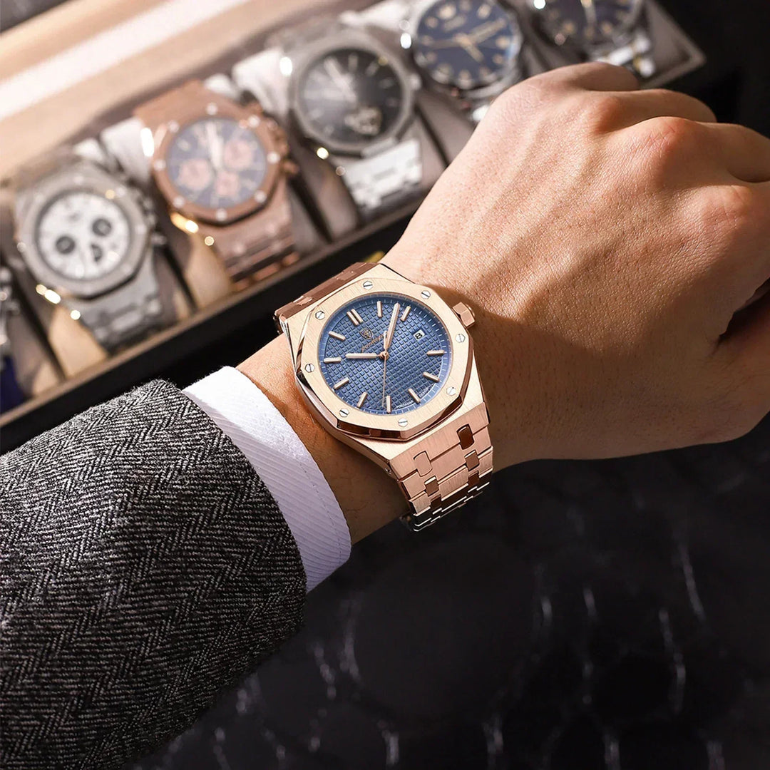 Jonas Deluxe Herenhorloge | Moderne Elegantie en Absoluut Comfort