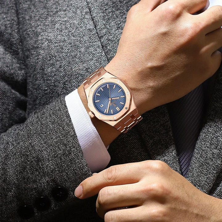 Jonas Deluxe Herenhorloge | Moderne Elegantie en Absoluut Comfort