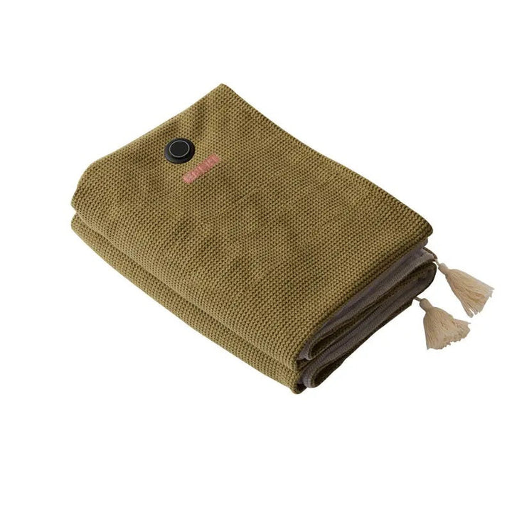 USB-warmteplaid van wafelfleece met drie standen