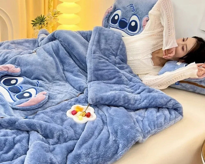Zachte en Knuffelige Deken- en Kussenset - Voor Warmte en Comfort